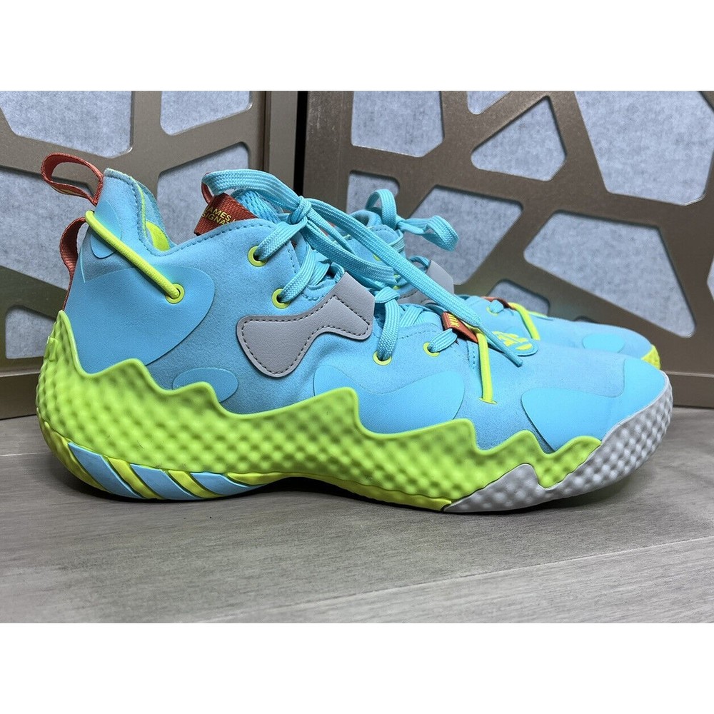Adidas HARDEN Vol. 6 GV8703 Men Basketball Shoes Sneakers Sz 12 Pulse Aqua